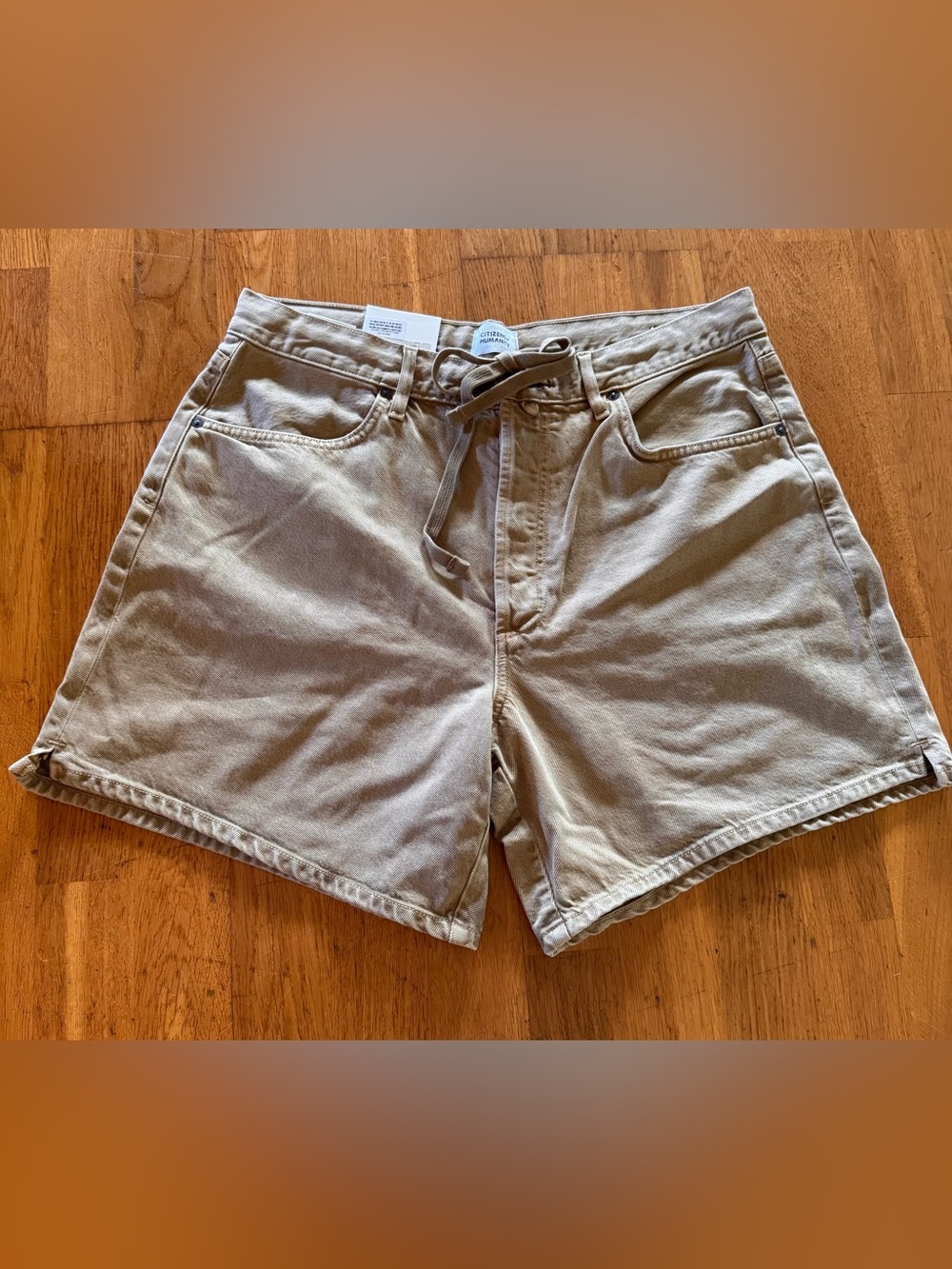 CITIZENS OF HUMANITY BRYNN DRAWSTRING SHORT IN NANO SIZE 30 NWT